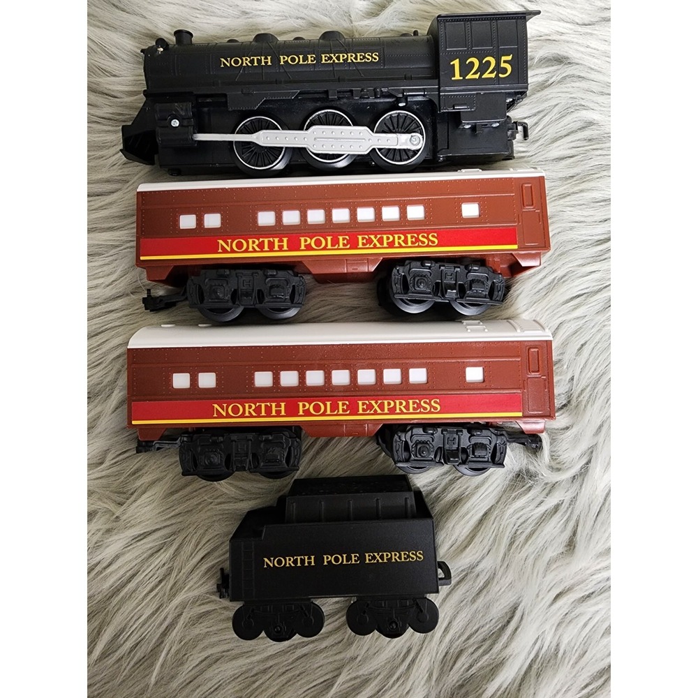 North Pole Express Train Cars (4)‎   by Scientific Toys Ltd.